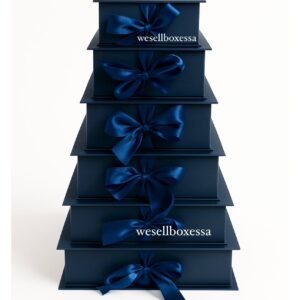 Royal Blue Ribbon Boxes